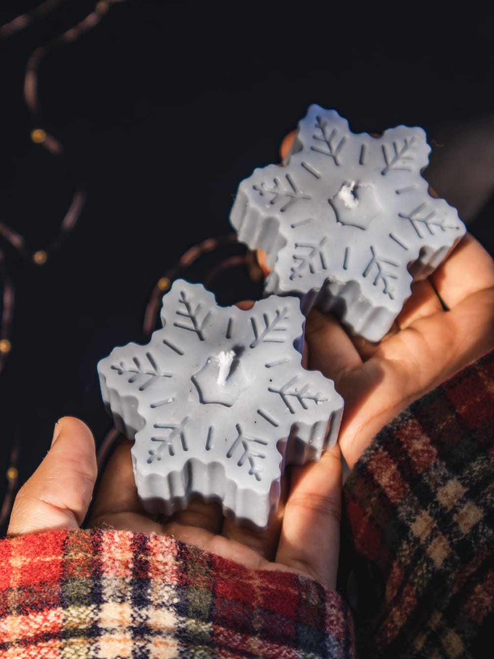 Snowflake Soy Candle | Set of 2 - The Umbrella store