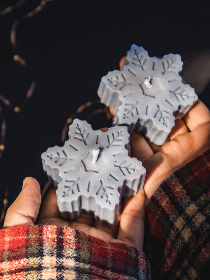 Snowflake Soy Candle | Set of 2 - The Umbrella store