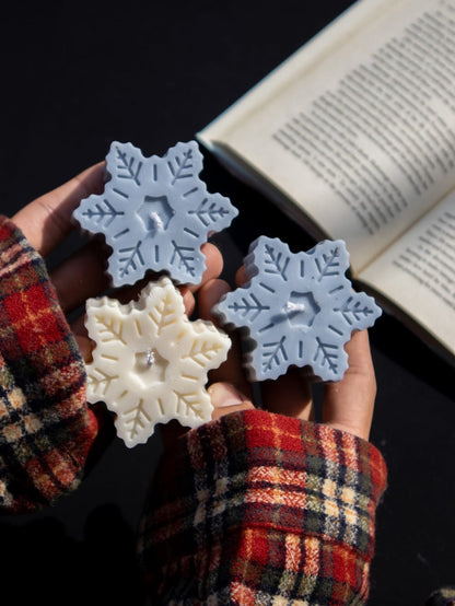 Snowflake Soy Candle | Set of 2 - The Umbrella store