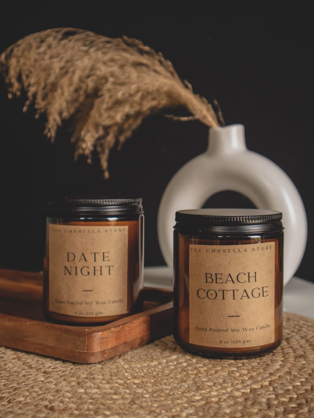 Set of Beach Cottage and Date Night Scented candle - The Umbrella store