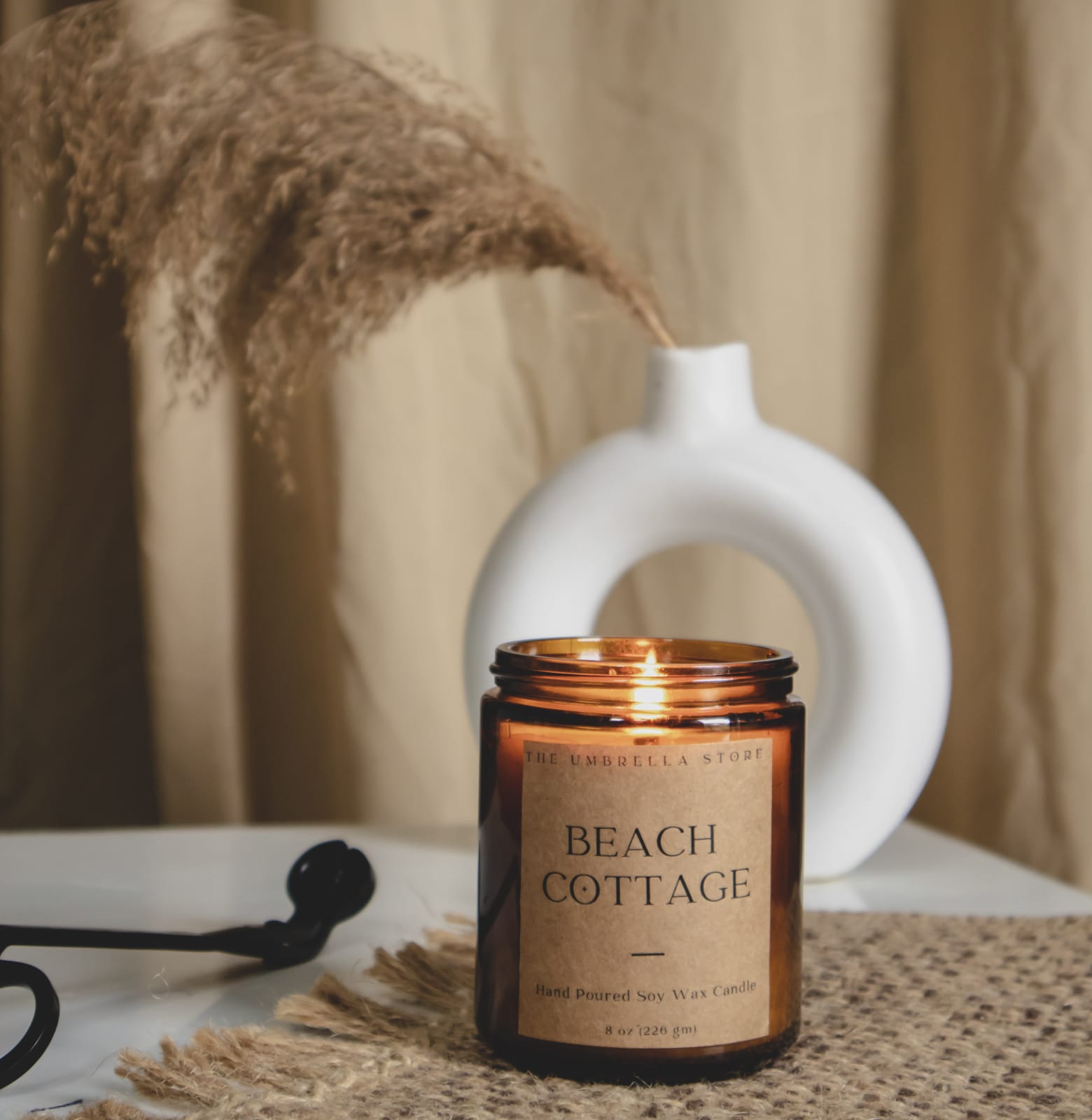Set of Beach Cottage and Date Night Scented candle - The Umbrella store