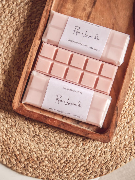 Rose+Lavender Snap Bar Wax Melts - The Umbrella store