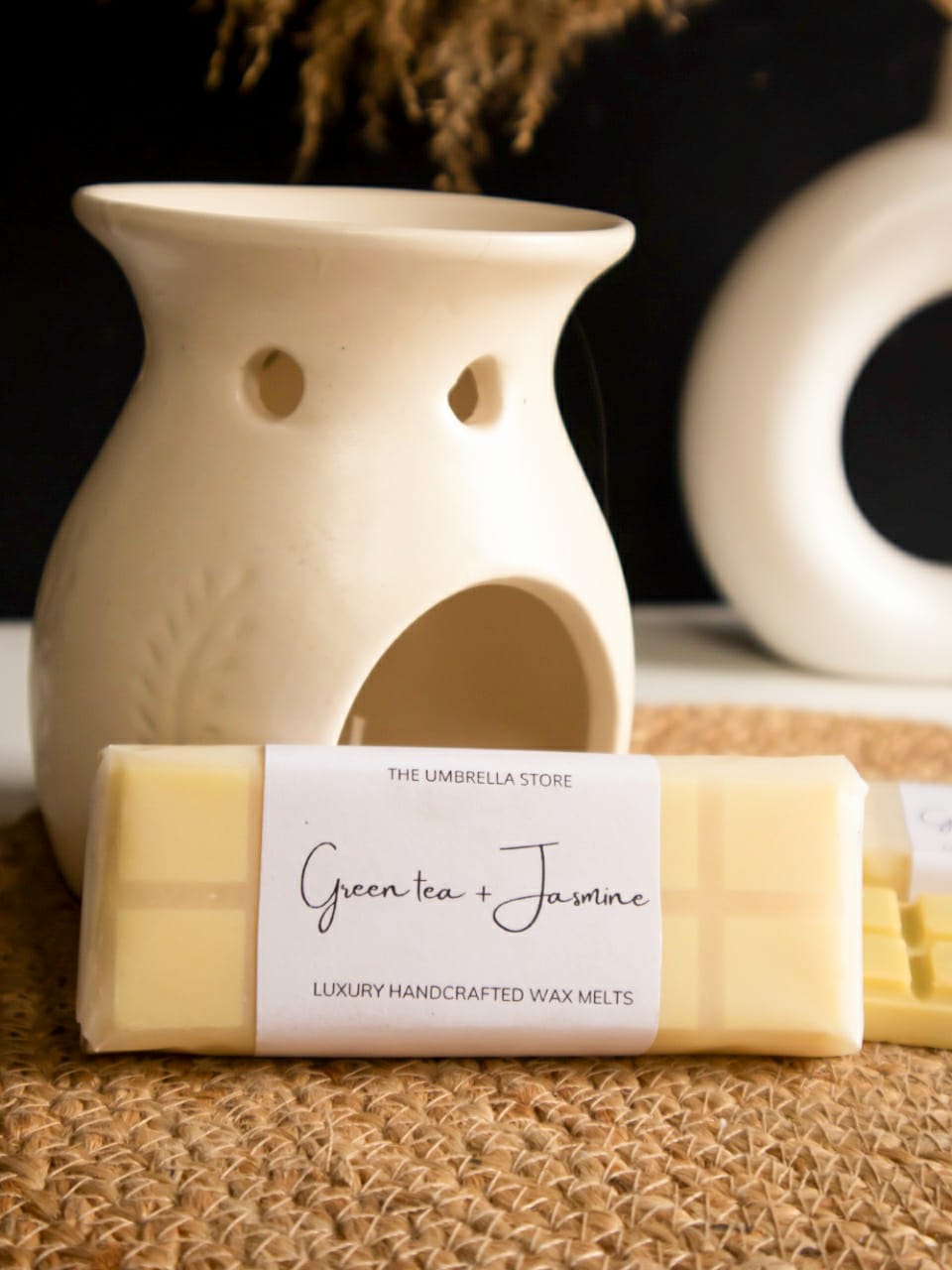 Green tea+ Jasmine Snap Bar Wax Melts - The Umbrella store