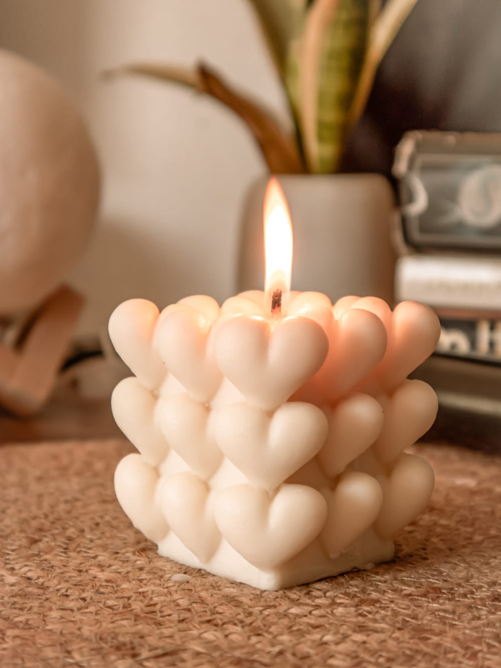 Heart cube candle - The Umbrella store