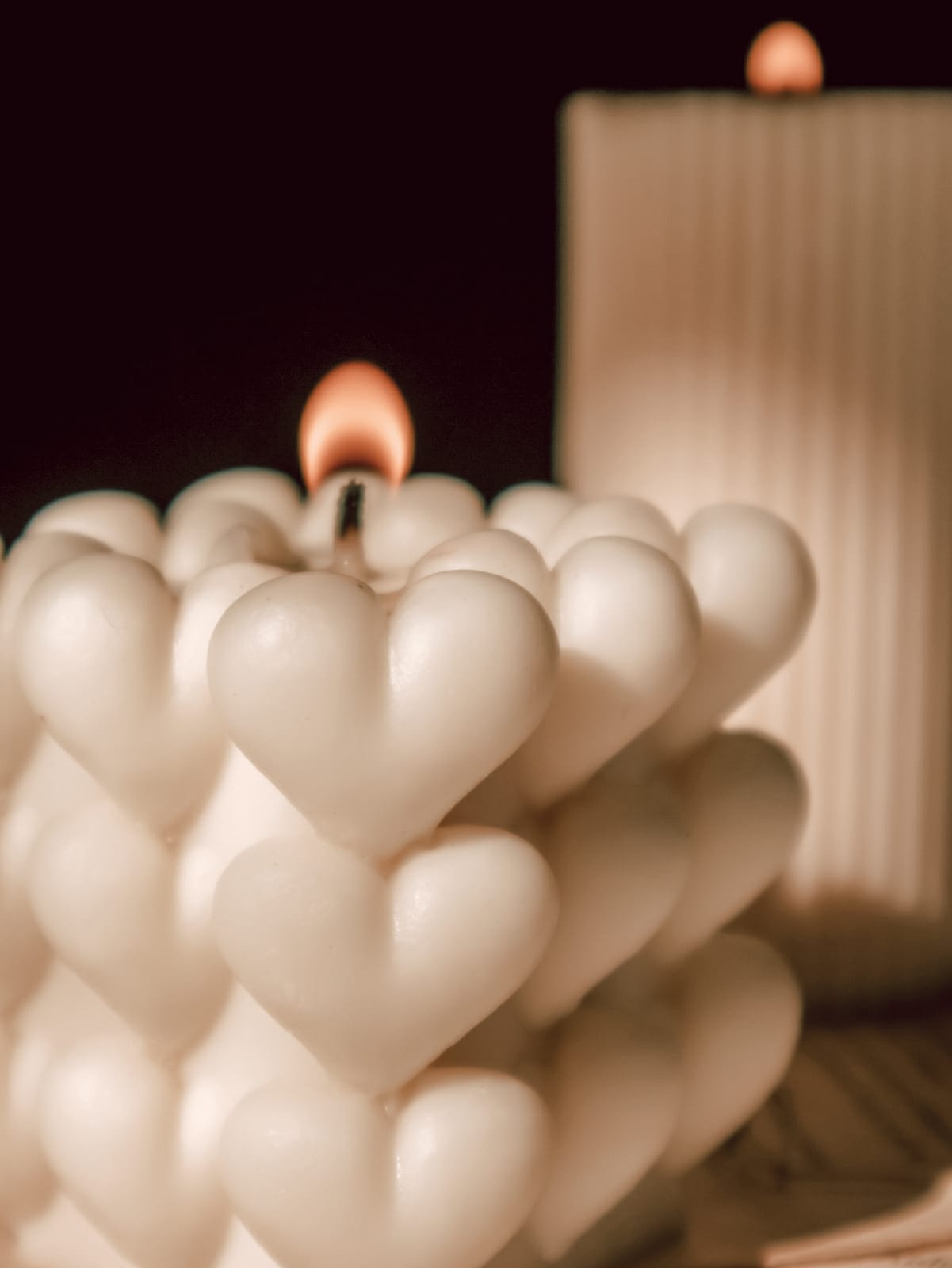 Heart cube candle - The Umbrella store