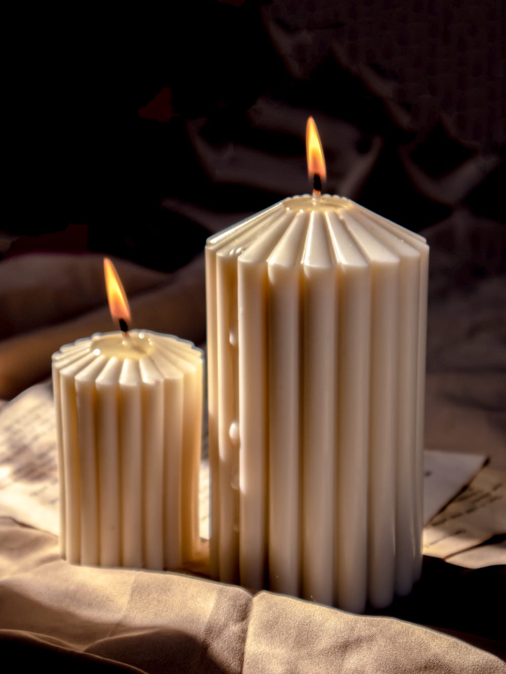 Ribbed Peak Pillar- Unscented - The Umbrella store