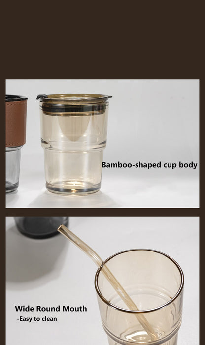 Amber Glass tumbler - The Umbrella store