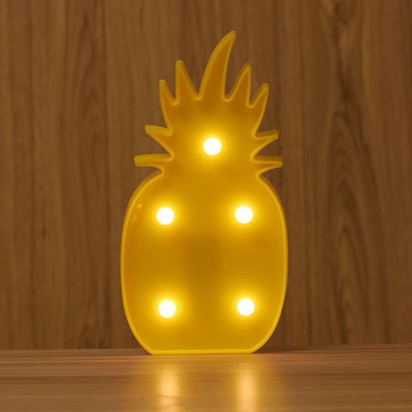 Pineapple Marquee LED Light - The Umbrella store