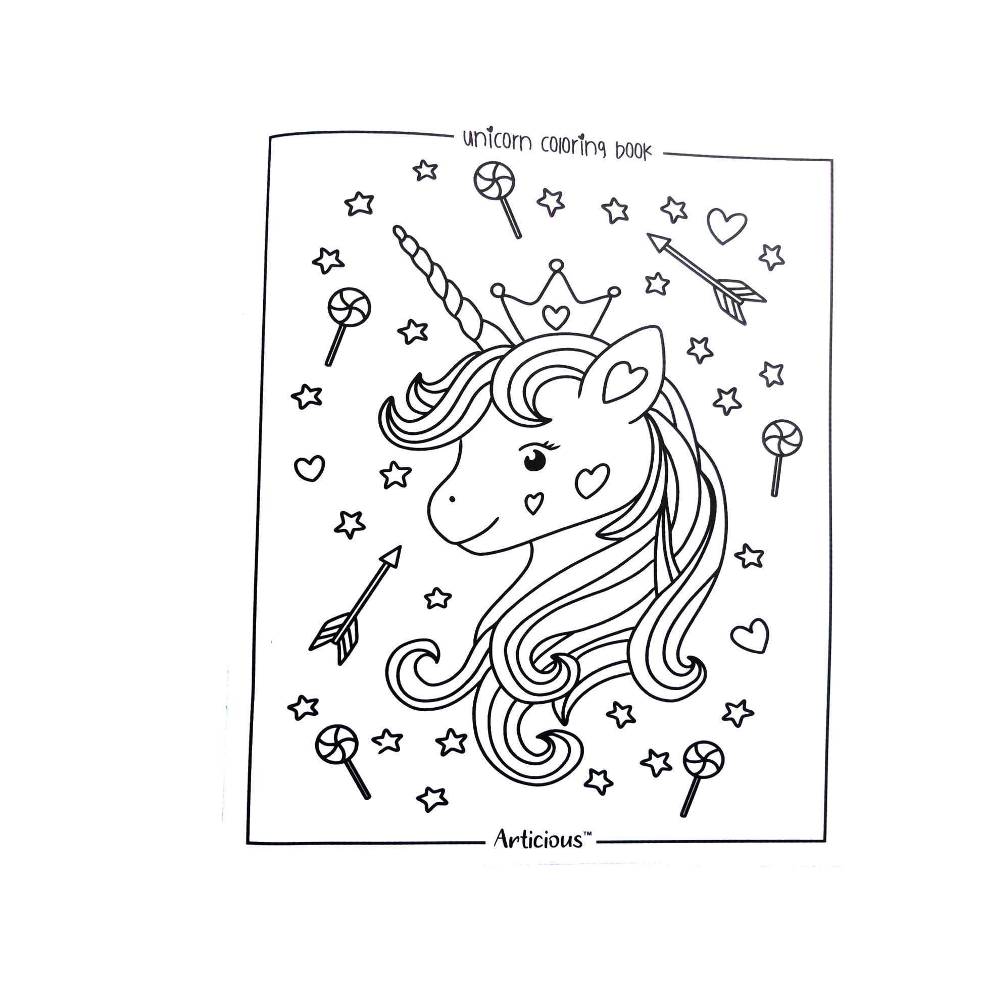 Unicorn Colouring Book - The Umbrella store