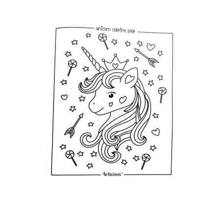 Unicorn Colouring Book - The Umbrella store