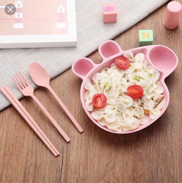 Wheat Straw BPA Free Biodegradable Peppa Pig Bowl- 1 set - The Umbrella store